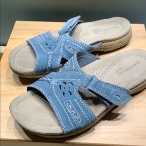 Earth Origins blue slide sandals